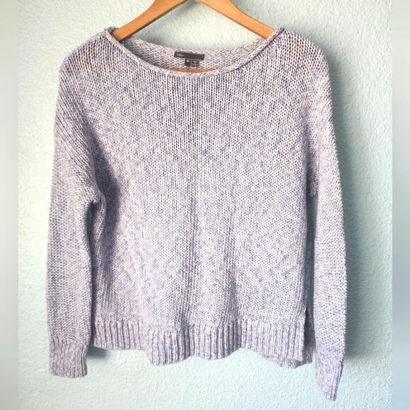 Vince cotton crop  Cozy Crew Neck Sweater - Picture 1 of 8